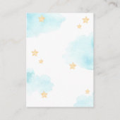 Hot-luchtballon omhoog en weg-boekaanvraag informatiekaartje (Achterkant)