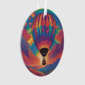 Hot-luchtballon Ornament (voorkant)