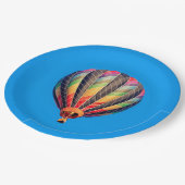 Hot-luchtballon Papieren Bordje (Gekanteld)