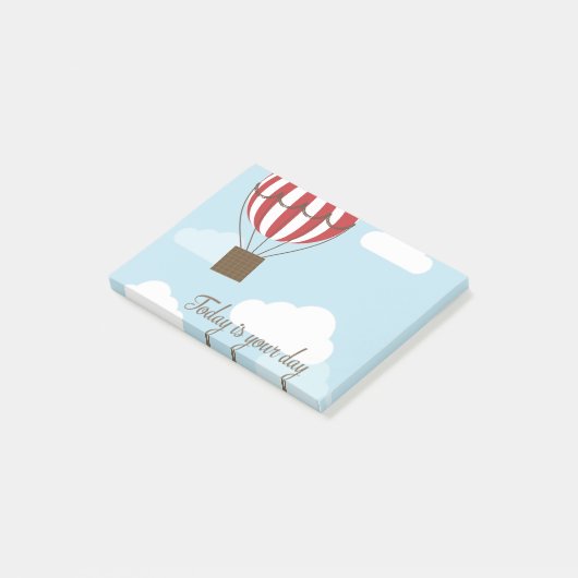 Hot-luchtballon Post-it® Notes (Schuin)