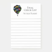 Hot-luchtballon Post-it® Notes (Voorkant)