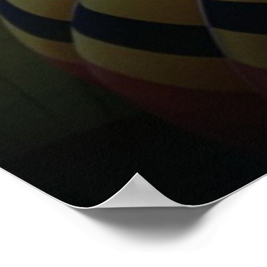 Hot-luchtballon Poster (Hoek)