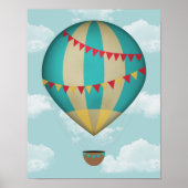 Hot-luchtballon Poster (Voorkant)
