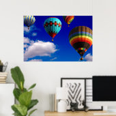 Hot-luchtballon - Poster (Thuiskantoor)