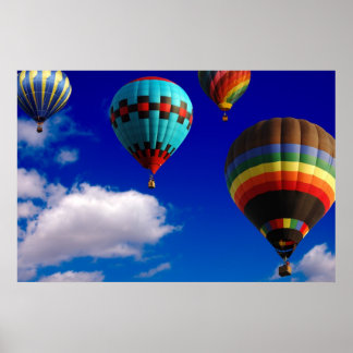 Hot-luchtballon - Poster