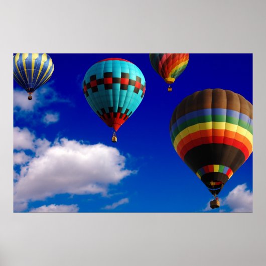 Hot-luchtballon - Poster (Voorkant)