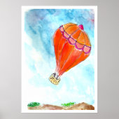 Hot-luchtballon Poster (Voorkant)