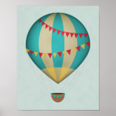 Hot-luchtballon Poster (Voorkant)