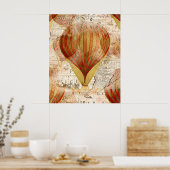 Hot-luchtballon  poster (Keuken)