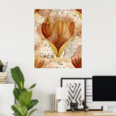 Hot-luchtballon  poster (Thuiskantoor)