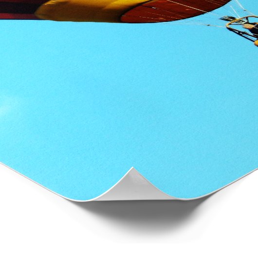 Hot-luchtballon - Poster (Hoek)