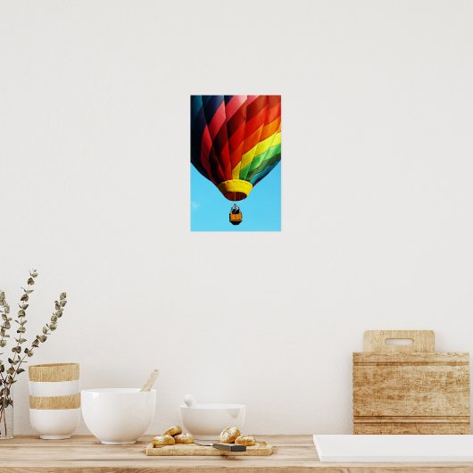 Hot-luchtballon - Poster (Keuken)