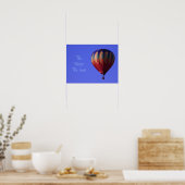 Hot-luchtballon Poster (Keuken)