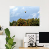 Hot-luchtballon Poster (Thuiskantoor)