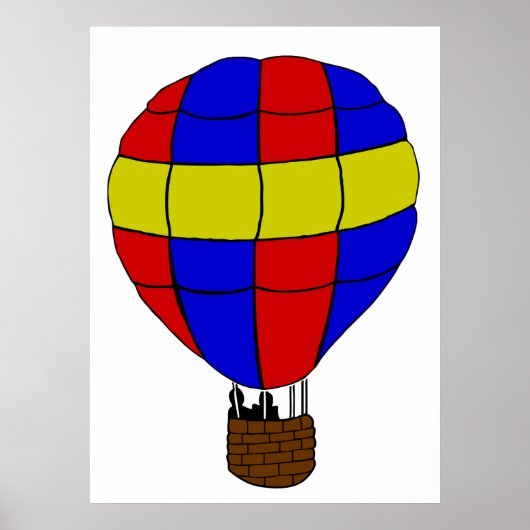 Hot-luchtballon Poster (Voorkant)