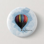 Hot-luchtballon Ronde Button 5,7 Cm (Voorkant)