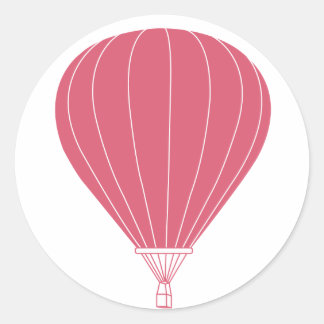 Hot-luchtballon Ronde Sticker