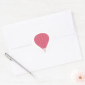 Hot-luchtballon Ronde Sticker (Envelop)