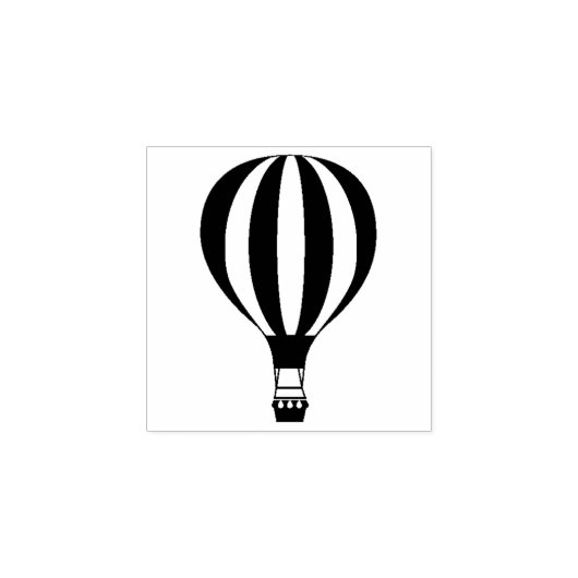 Hot-luchtballon Rubberstempel (Afrduk)