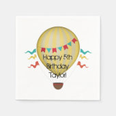 Hot-luchtballon Servetten (Voorkant)