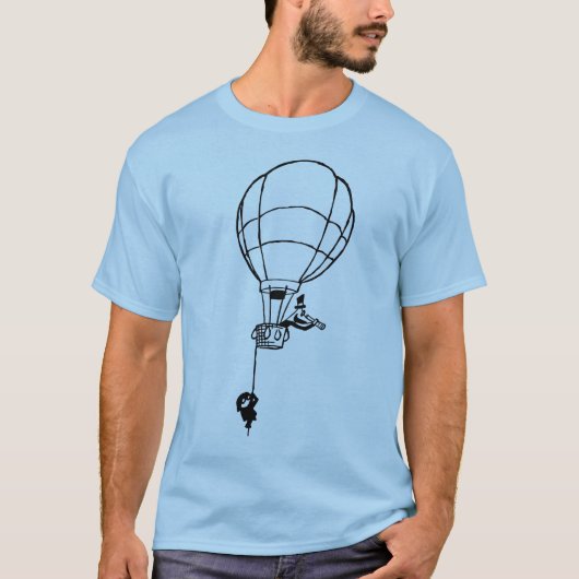 Hot-luchtballon T-shirt (Voorkant)