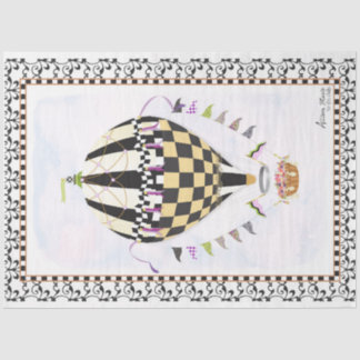 Hot-luchtballon Whimsical-ontkoppelpapier Tissuepapier