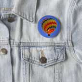 Hot-luchtballonbijen - NM-festival Pins Ronde Button 5,7 Cm (In situ)