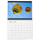 Hot-luchtballonkalender Kalender (Feb 2027)
