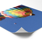 Hot-luchtballonnen boven Poster (Hoek)