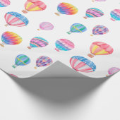 Hot-luchtballonpatroon Cadeaupapier (Hoek)