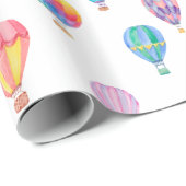 Hot-luchtballonpatroon Cadeaupapier (Rol Hoek)