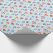 Hot-luchtballonpatroon Cadeaupapier (Hoek)