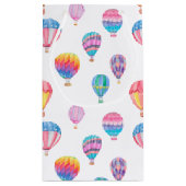 Hot-luchtballonpatroon Klein Cadeauzakje (Achterkant)