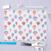 Hot-luchtballonpatroon Tissuepapier (Craft)