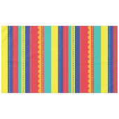 Hot-luchtballonvaarder, kleurrijk, 1e verjaardag tafelkleed (Voorkant (Horizontaal))