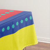 Hot-luchtballonvaarder, kleurrijk, 1e verjaardag tafelkleed (Voorbeeld)