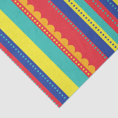 Hot-luchtballonvaarder, kleurrijk, 1e verjaardag tissuepapier (Detail)