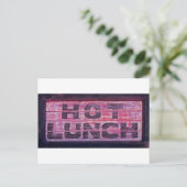Hot Lunch 2 Briefkaart (Staand voorkant)