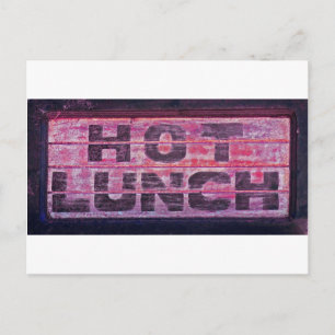 Hot Lunch 2 Briefkaart