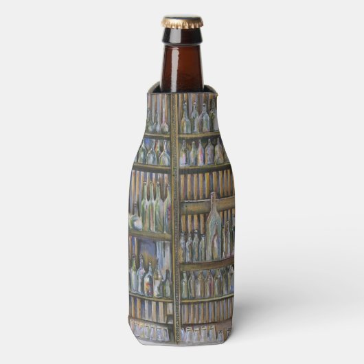 Hot, maar niet bewegend flesjeskoeler (Fles Voorkant)