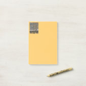 Hot, maar niet bewegend post-it® notes (Op bureau)