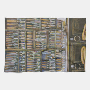 Hot, maar niet bewegend theedoek