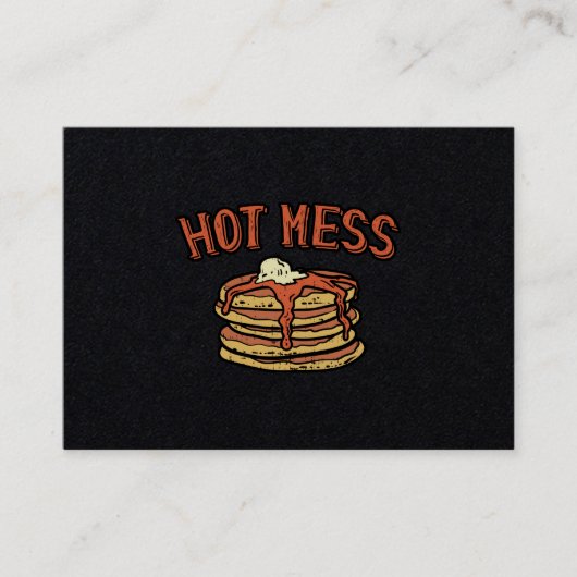 Hot-maesspantserontbijt Visitekaartje (Voorkant)