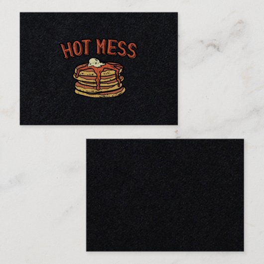 Hot-maesspantserontbijt Visitekaartje (Voorkant / Achterkant)