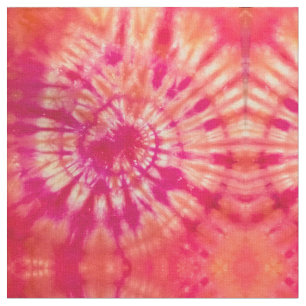 Hot-magenta en Oranje-tinkleurstof Stof