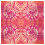 Hot-magenta en Oranje-tinkleurstof Stof (Swatch)