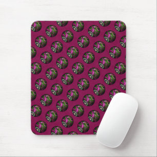 Hot Magenta Lawn Bowls, Mousepad Muismat