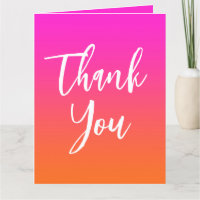 Hot-magenta roze en helder Oranje ombre