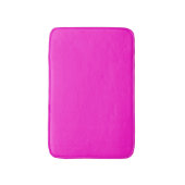 Hot Magenta Solid Color Badmat (Voorkant Verticaal)