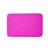 Hot Magenta Solid Color Badmat (Voorkant)